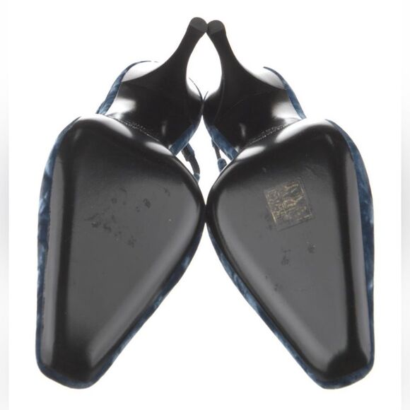 Saint Laurent Velvet heels - Picture 5 of 5